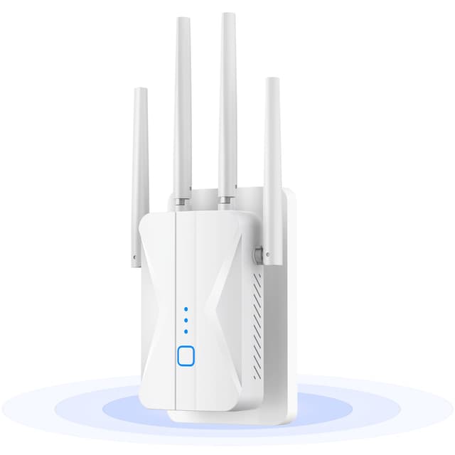 ROQRL 2026 WiFi Extender AC1200 Dual Band 5GHz/2.4GHz Signal Booster Up to 10,000 Sq.ft, 3-in-1 Wireless Repeater Router Amplifier for Home with Ethernet Port - 80% off