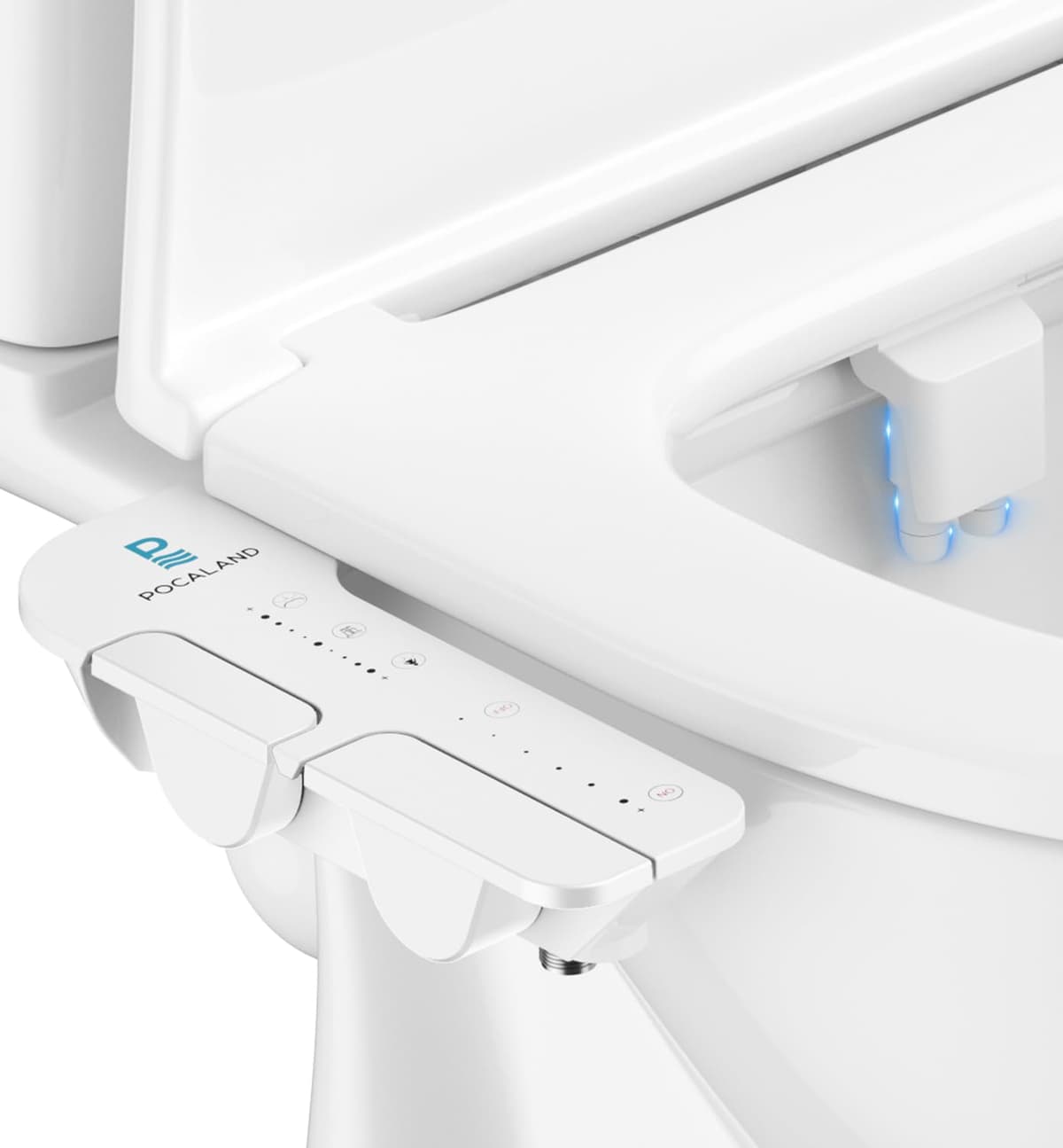 Ultra-Slim 3-in1 Bidet, Self-Cleaning, Posterior&Feminine Wash-(Retractable Dual Nozzles), Non-Electric Bidet Attachment for Toilet Seat, Adjustable Fresh Cold Water Pressure, Stainless Steel Inlet - 79% off
