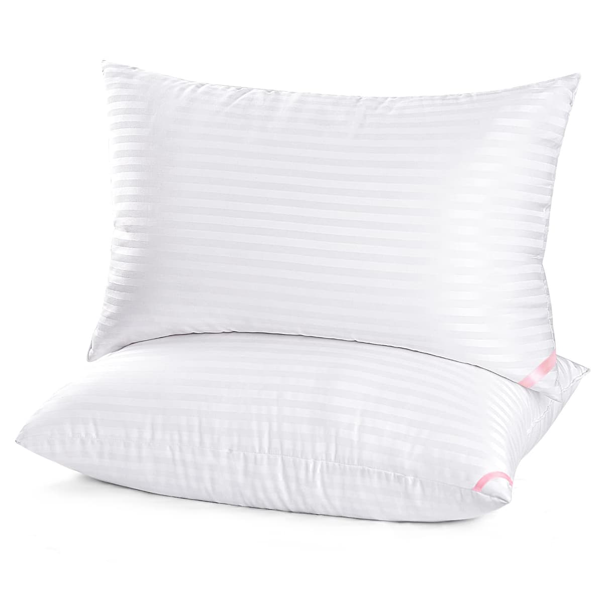 EIUE Hotel Collection Bed Pillows for Sleeping 2 Pack Queen Size，Pillows for Side and Back Sleepers,Super Soft Down Alternative Microfiber Filled Pillows,20 x 30 Inches - 53% off