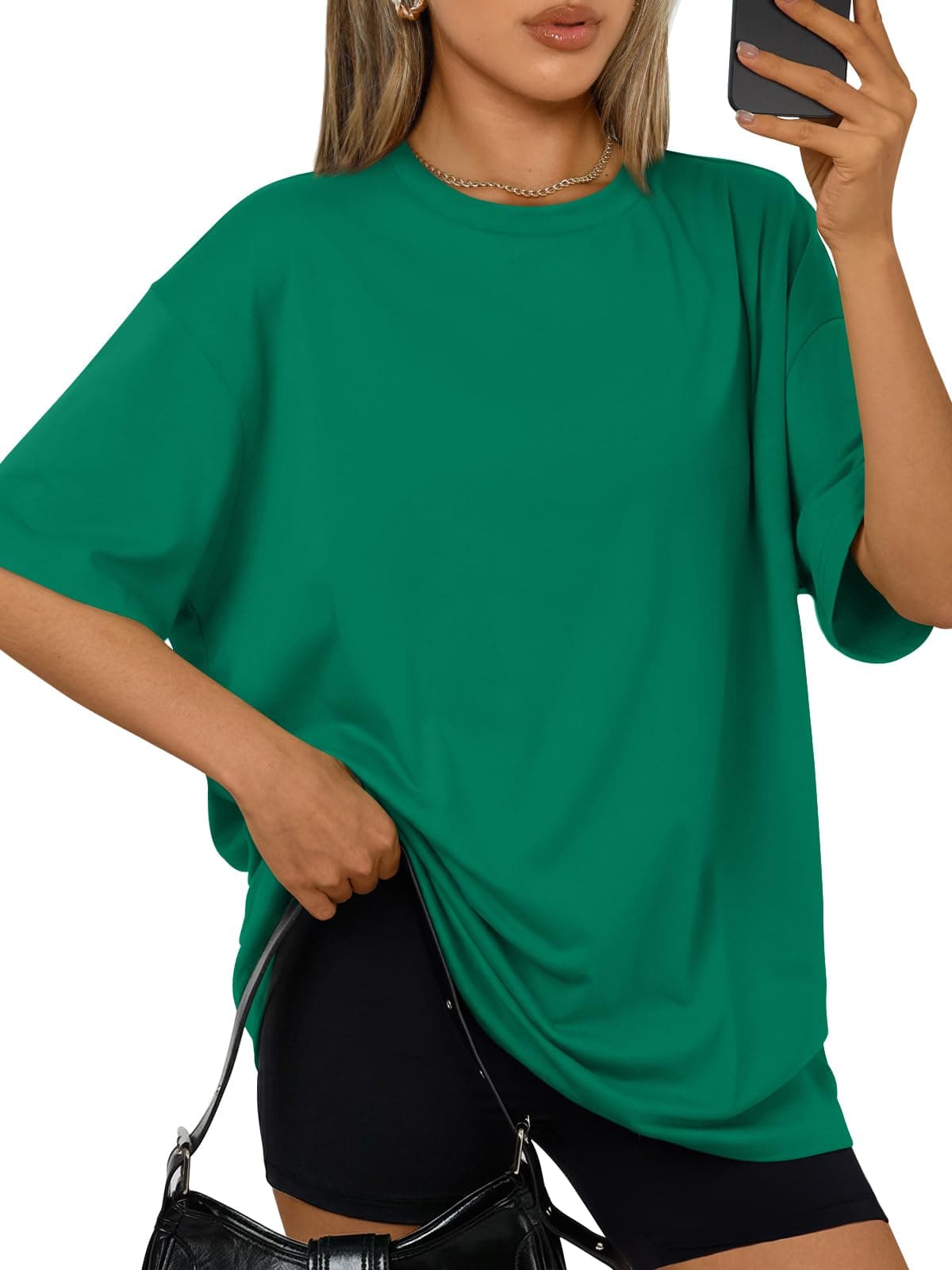 Trendy Queen Womens Oversized Summer T Shirts Plus Size Spring Cute Casual Tops Short Sleeves Fashion Workout Clothes - 50% off