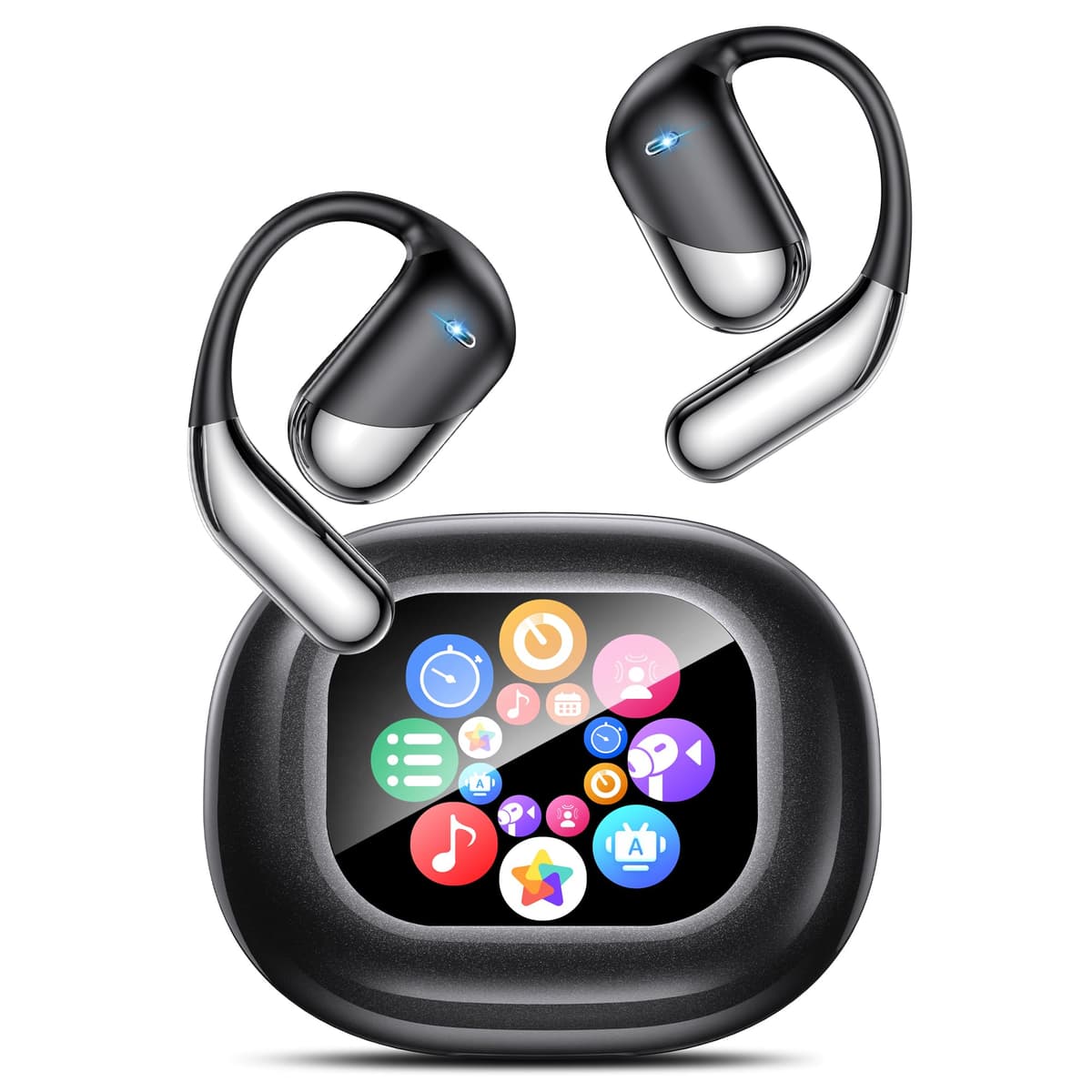 Real-Time AI Translation Earbuds 188 Languages Translator Earphones, Audifonos Traductores Inglés Español, Bluetooth 6.1, OWS Open Ear & LCD Touch, Translating Device for Travel Meetings Learning - 77% off