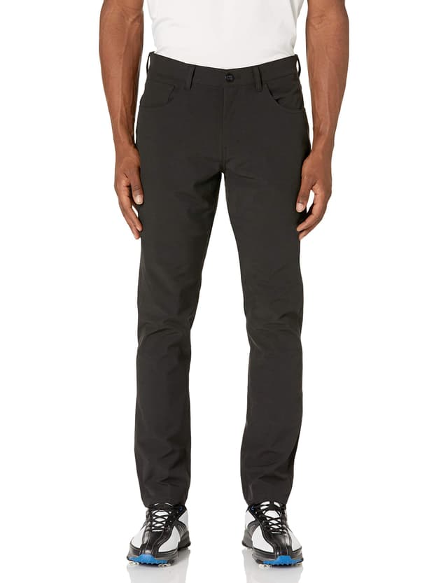 PGA Tour Men's Flat Front Active Waistband 5-Pocket Stretch Golf Pant - 78% off