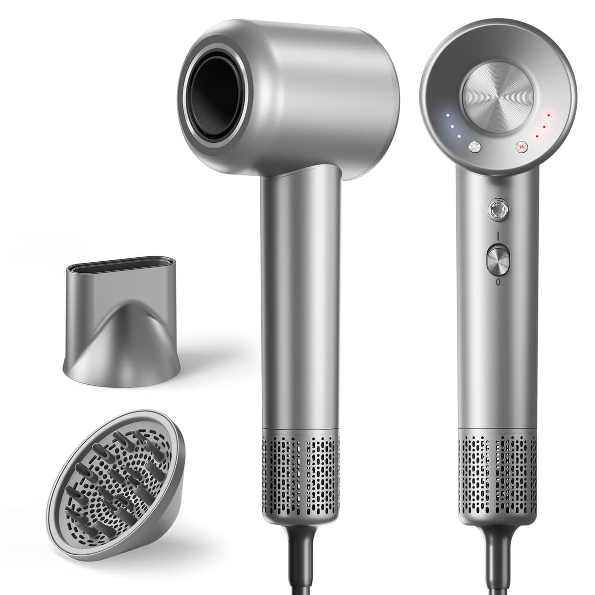 Hair Dryer, 160000 RPM High-Speed Ionic Blow Dryer with Magnetic Diffuser, Fast-Drying Hair Dryer for Women, 500M Negative Ions Frizz Control, Low-Noise Hairdryer for Home & Salon - 70% off