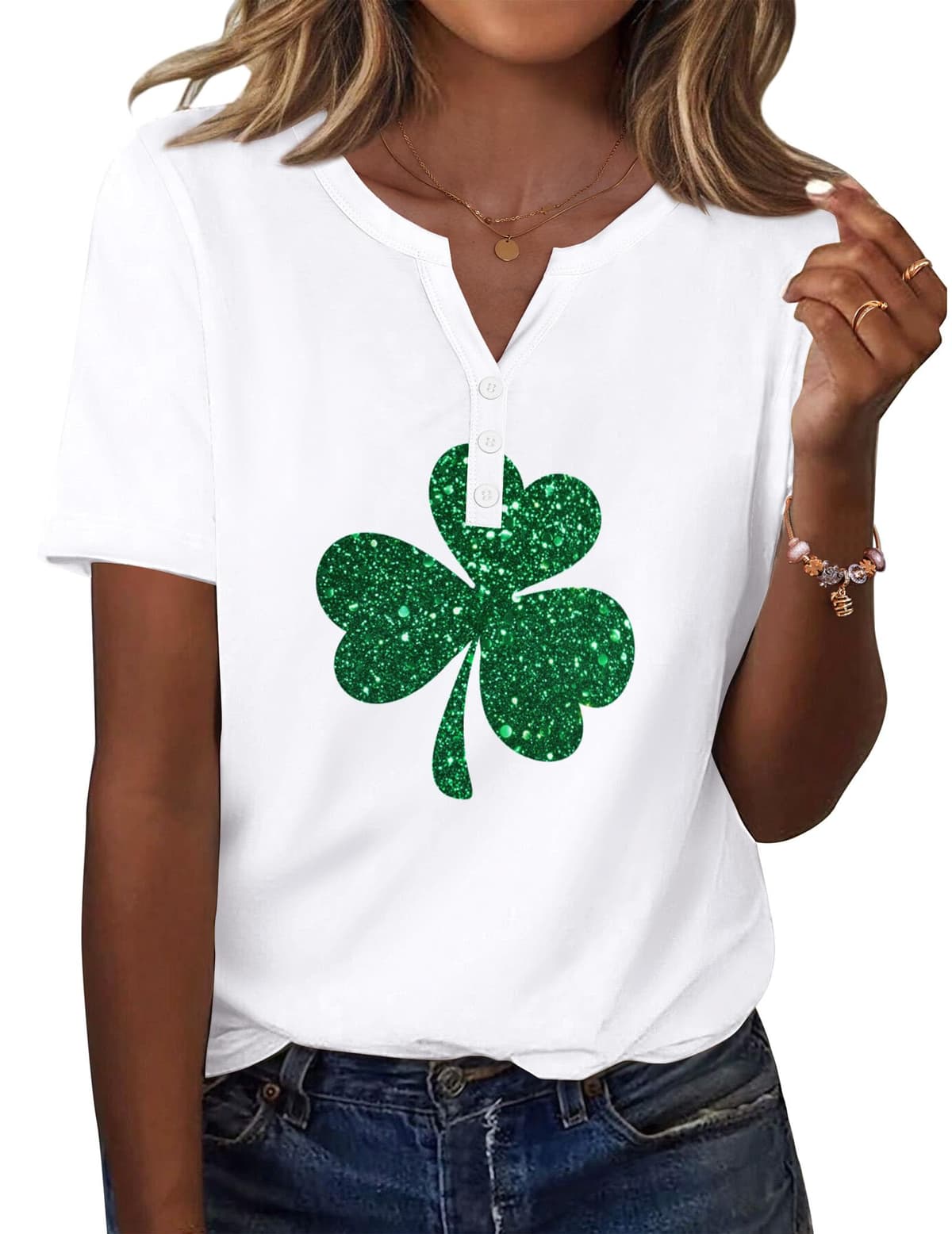 Zeagoo Womens Summer Tops Casual Short Sleeve V Neck Shirts Business Dressy Work Blouses - 70% off