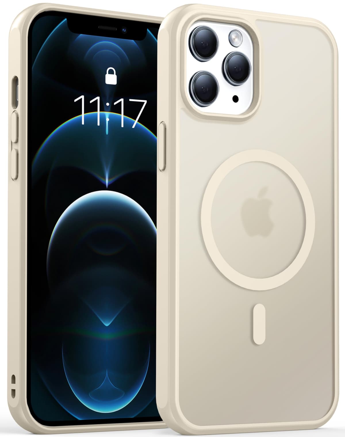 AMILIFECASES Magnetic for iPhone 12 Pro Max Case - Compatible with MagSafe - Military Grade Drop Protection - Slim Anti-Scratch Translucent Shockproof Phone Cover 6.7" - Beige - 61% off