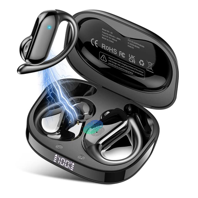 Ai Translation Earbuds Real Time,164 Languages Translator Earbuds with 6 Translation Modes/No Subscription,Audio and Video Calls Translator Headphones,Audifonos Traductores Inglés Español, Coal Black - 80% off