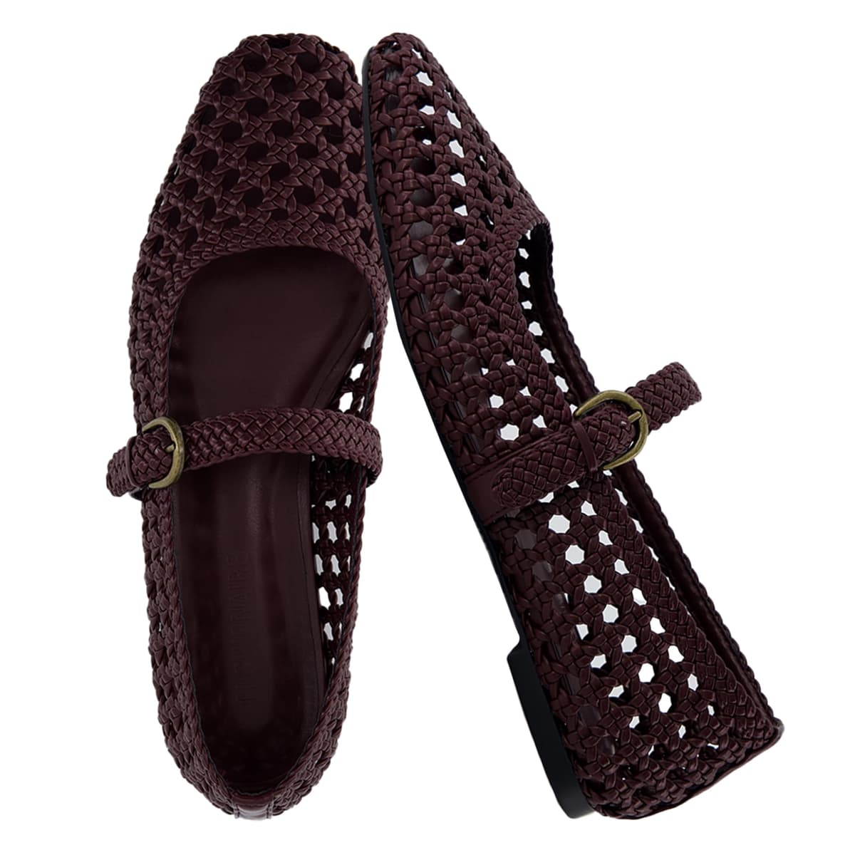 CUSHIONAIRE Weston Hand Woven Mary Jane Flats for Women, Comfortable Dressy Ballet Flats with Braided Adjustable Buckle and Memory Foam Cushioning - 52% off