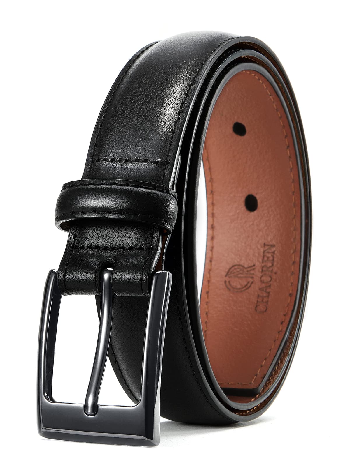 CHAOREN Mens Belts Leather Gift for Men - Ideal Match for Mens Dress Shoes - 65% off